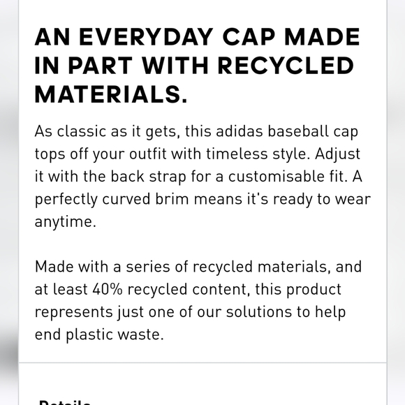 ADIDAS Lightweight Ball Cap - Picture 3 of 7